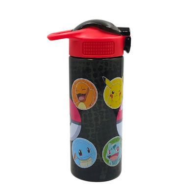 Pokemon Pokeball water bottle 600ml, imported from the UK