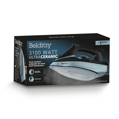 ASDA Beldray 3100W Ultra Ceramic Steam Iron- Buy online at McGrocer