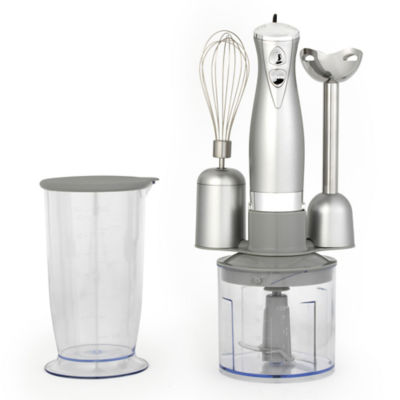 Salter Aspen 3-in-1 blender set, silver, imported from the UK