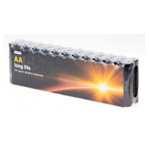ASDA AA batteries 24 pack, imported from the UK