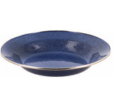 Ozark Trail enamel camping plate in blue, 26cm, imported from the UK