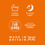 George Home Soft Touch Microfibre Super King Duvet - 13.5 Tog