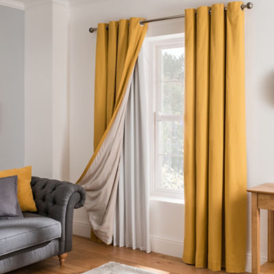George Home white blackout curtain lining (British brand)