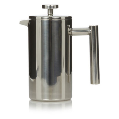 George Home Double Walled Stainless Steel Cafetiere, UK version