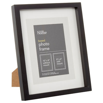 George Home black boxed photo frame 8 x 6 inch, UK version