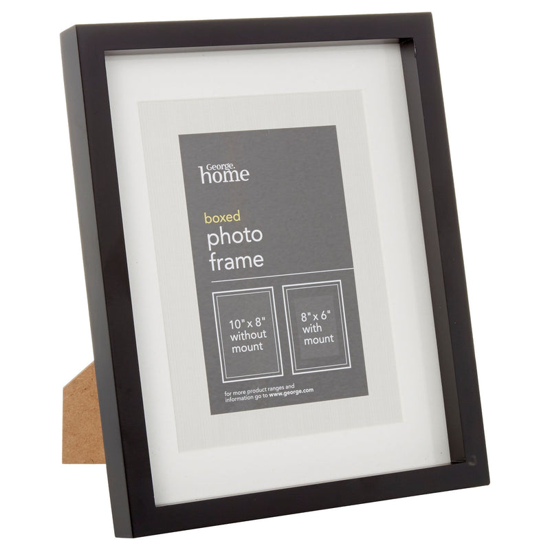 George Home black boxed photo frame 8 x 6 inch, UK version