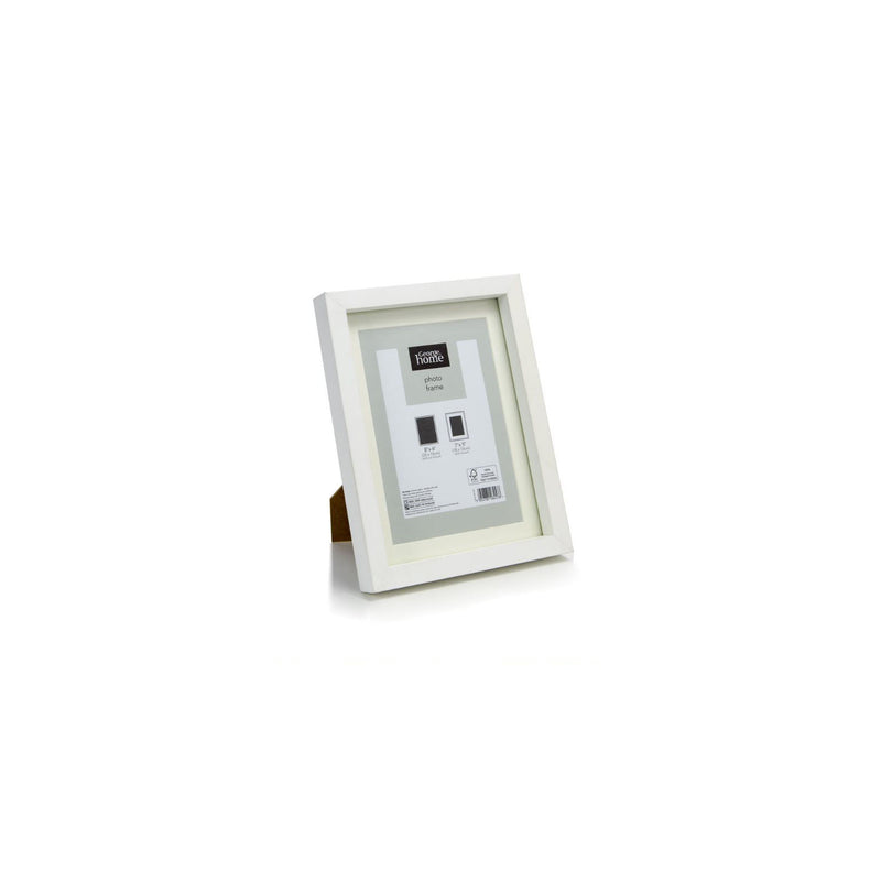 George Home white boxed photo frame 7x5 inch, UK version