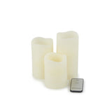 George Home vanilla LED candles set of three, imported from the UK