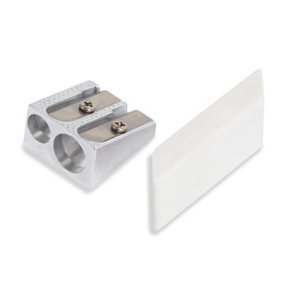 Pen & Gear sharpener and eraser set, imported from the UK