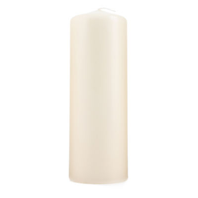 George Home Pillar Candle Unscented Cream Large, UK version