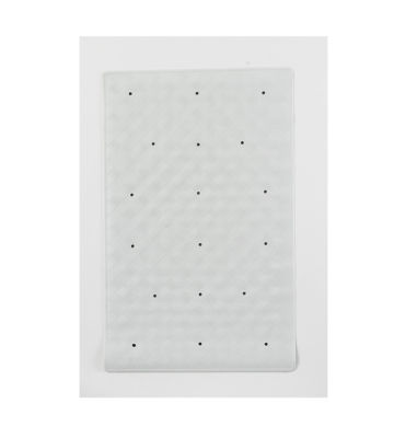 George Home white rubber bath mat - British product