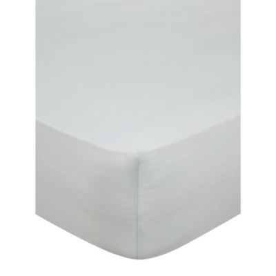 George Home light grey fitted sheet double - British product