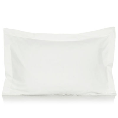 George Home Oxford cuff pillowcases in white, imported from the UK