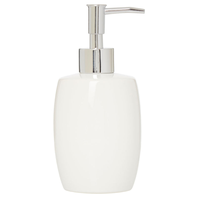 George Home white ceramic soap dispenser, UK version