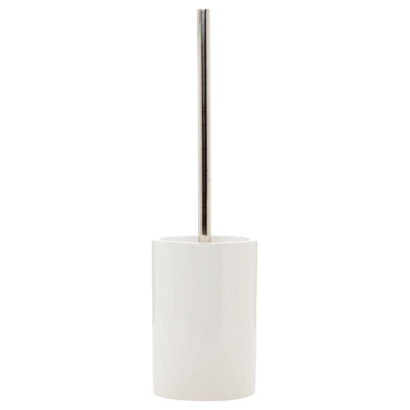 George Home white ceramic toilet brush set, UK version