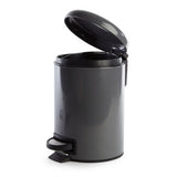 George Home charcoal bathroom pedal bin 3 litre, UK version
