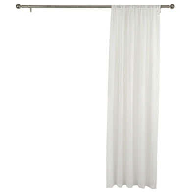 George Home white sheer voile curtain panel (British brand)