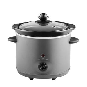 George Home Grey Compact Slow Cooker