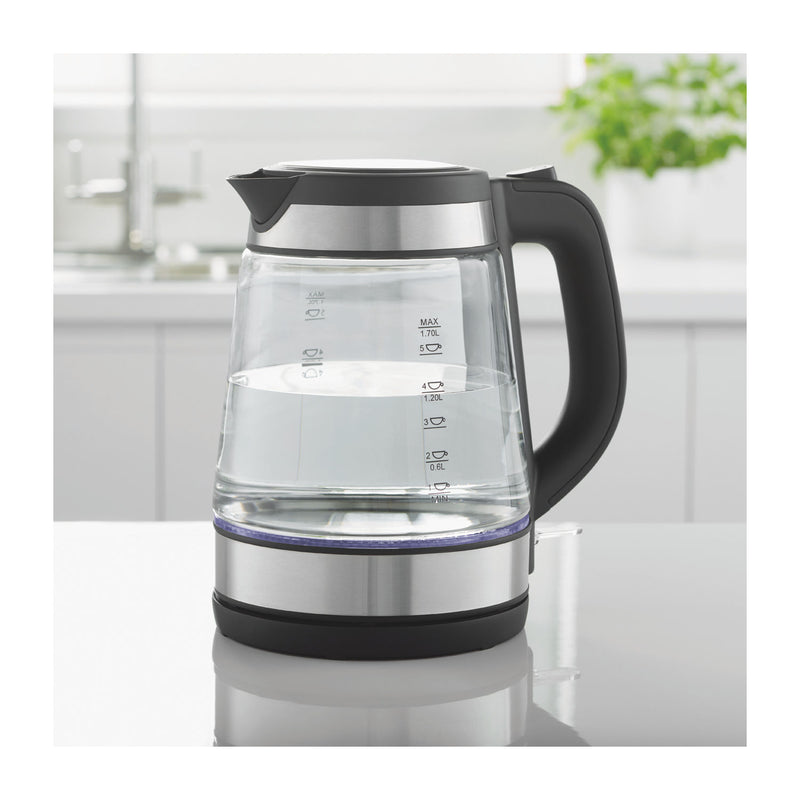 George Home glass fast boil kettle 1.7L, UK version