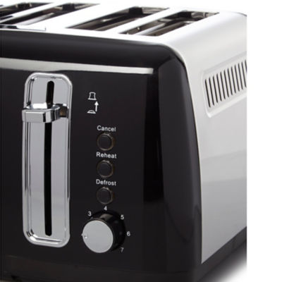 George Home black 4 slice toaster (British brand)