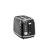 ASDA George Home Black Diamond Effect Toaster 2 Slice- Buy online at McGrocer