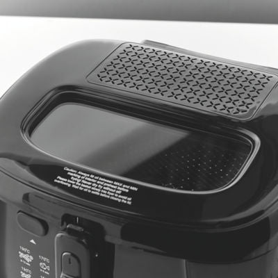 George Home black deep fryer 2.5L, UK version