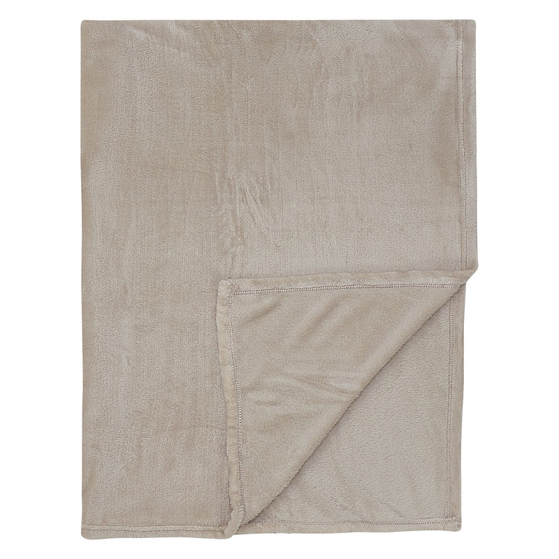 George Home grey super soft throw 150x120cm, UK version