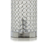 George Home acrylic crystal beaded cylinder lamp, UK version