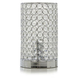 George Home acrylic crystal beaded cylinder lamp, UK version