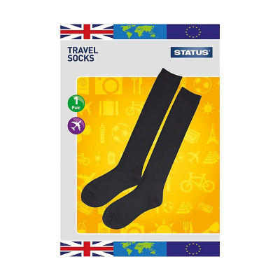 Travel Socks Status Graduated Support Size Medium UK 6-9 (British brand)