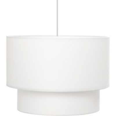 George Home white two tier light shade 28.5cm, UK version