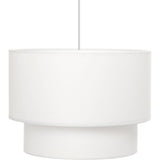 George Home white two tier light shade 28.5cm, UK version