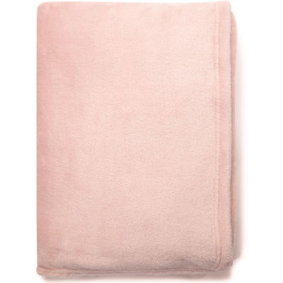 George Home pink super soft throw blanket 150x120cm (British brand)
