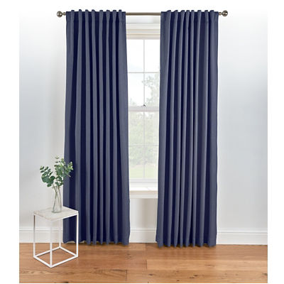 George Home blue blackout curtains - British product