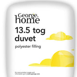 ASDA George Home Single Duvet 13.5 Tog All Year Round- Buy online at McGrocer