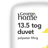 ASDA George Home 13.5 Tog Basic Double Duvet- Buy online at McGrocer
