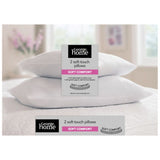 ASDA George Home Soft Touch Comfort Pillow Pair- Buy online at McGrocer