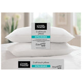 ASDA George Home Soft Touch Extra Bounce Pillow Pair Bed Pillows- Buy online at McGrocer