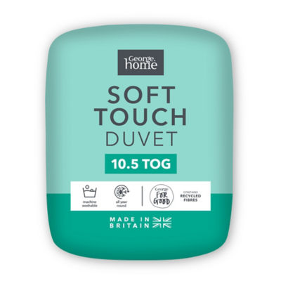 ASDA George Home Soft Touch Microfibre King Duvet 10.5 Tog- Buy online at McGrocer
