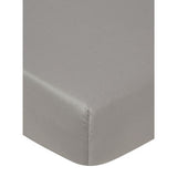 George Home Grey Sateen Fitted Sheet Single, UK version