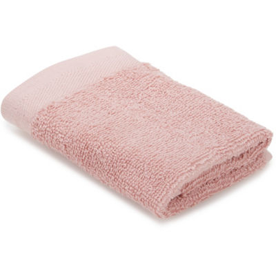 George Home dusky pink cotton face cloth - British product