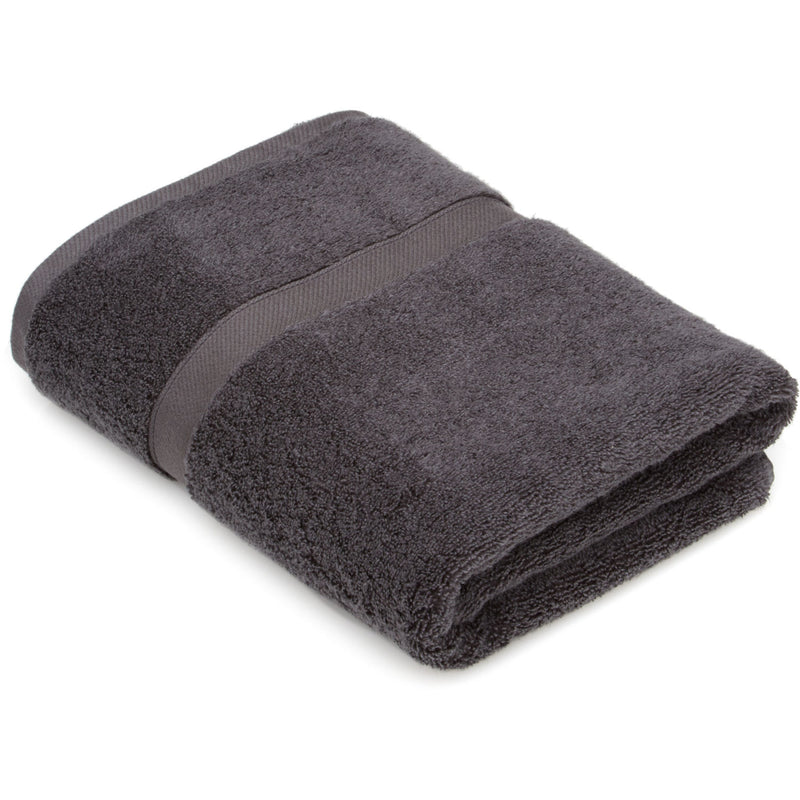 George Home Medium Dark Grey Cotton Bath Towel, UK version