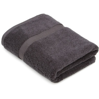 George Home Medium Dark Grey Cotton Bath Towel, UK version