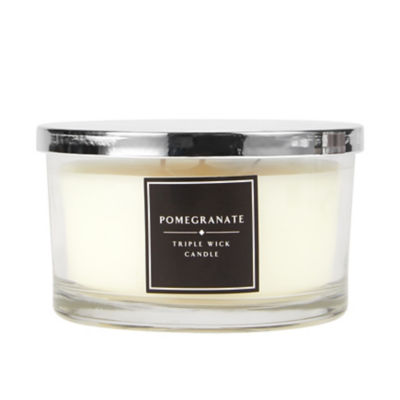 George Home Classic Pomegranate Triple Wick Candle 450g, UK version