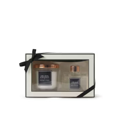 George Home lime basil mandarin candle and diffuser giftset, UK version