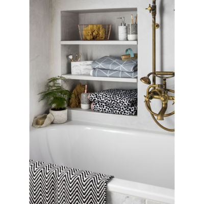 George Home Marble Effect Toothbrush Holder