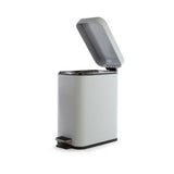 George Home Rectangular Waste Bin Grey 5 Litre, UK version