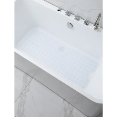 George Home clear extra long PVC bath mat 100cm x 40cm, UK version