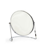 George Home chrome toned round bathroom mirror 18.8cm, UK version