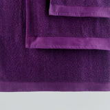 George Home small plum cotton hand towel - British product